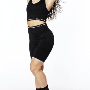 Soul by SoulCycle Bra & Bike Short Kit 8" - MEDIUM
